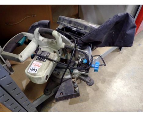 McAlister chop saw. All electrical items in this lot have been PAT tested for safety and have passed. This does not confirm t