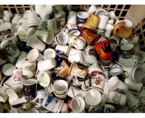 Large quantity of ceramic thimbles. Not available for in-house P&amp;P 