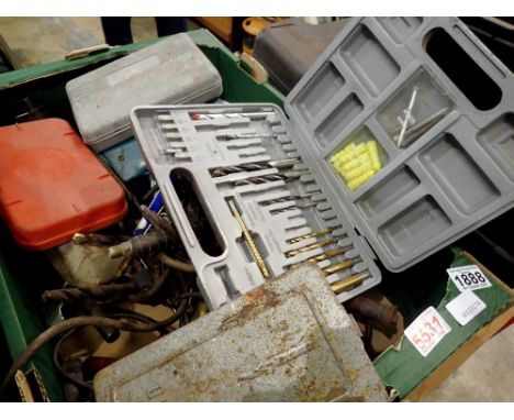 Mixed engineering tools to include a heavy duty soldering iron. All electrical items in this lot have been PAT tested for saf