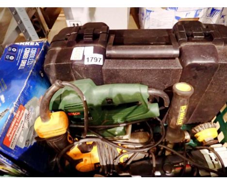 Mixed tools. All electrical items in this lot have been PAT tested for safety and have passed. This does not confirm that the
