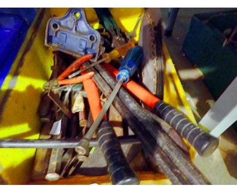 Mixed tools including wrecking bars. Not available for in-house P&amp;P 