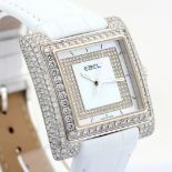Ebel / La Carree Diamond - mother of pearl dial - Unisex White gold Wristwatch