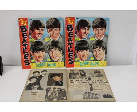 Three vintage American Beatles scrap books 