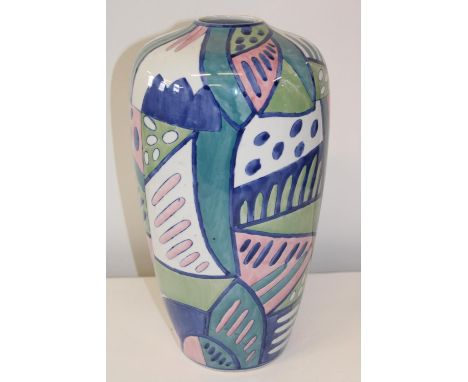 A large contemporary ceramic vase h42cm 