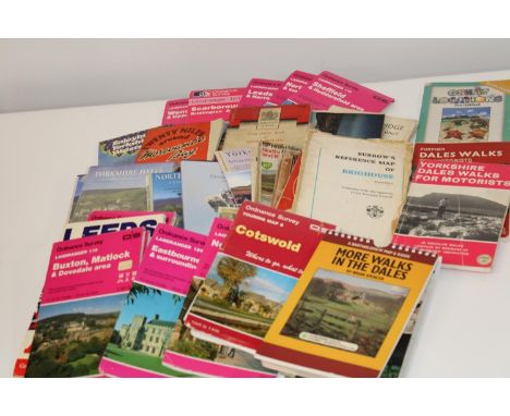 A selection of vintage ordnance survey &amp; road maps 