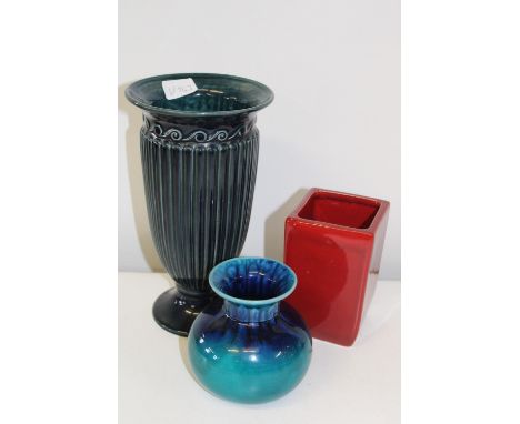 Three assorted ceramic vases 
