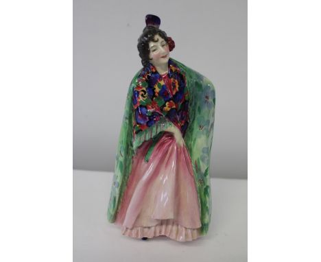 A rare Royal Doulton figurine HN1756 Lizana (at fault) hair comb has been off &amp; re stuck, one foot partly missing &amp; s