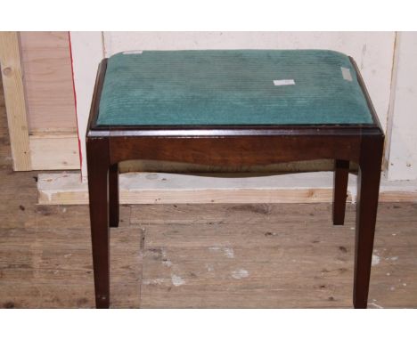 A vintage Mid Century piano stool 54x43cmCollection Only 
