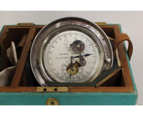 Two day marine hydrographic Ministry of Defence survey chronometer by Thomas Mercer, 1937, Serial No. 17007, housed in the or