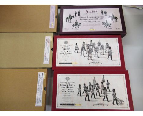 Britains Modern Limited Edition boxed set ' Hussar Regiments of the British Army 1880-1914 ', No.2, another ' Pipes and Drums