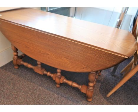 Ercol elm drop-leaf coffee table 