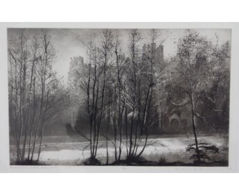NORMAN ACKROYD  'January Sunrise', signed limited edition print, dated June 2005, signed in pencil, 45cm x 65cm