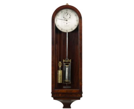 Charles Frodsham, London, a mahogany wall regulator: the eight-day duration weight-driven movement having maintaining power, 