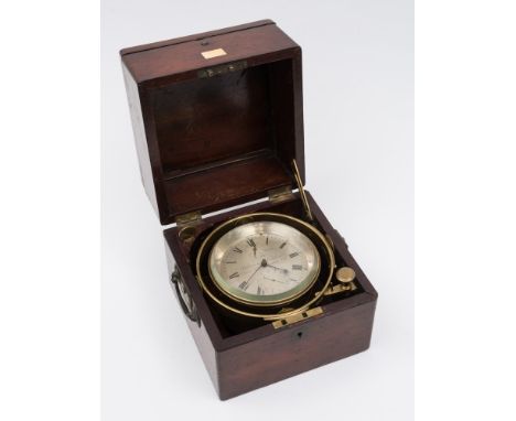Parkinson & Frodsham, an eight-day duration chronometer: the single fusee movement with spotted plates and having a spring de