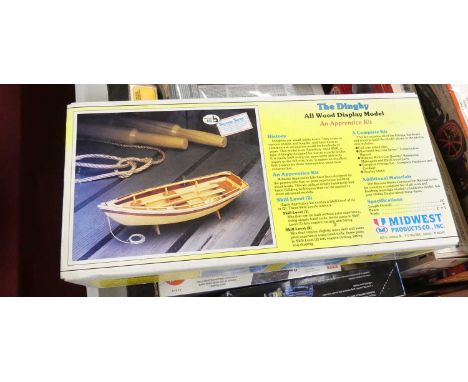 A Victory Models Historically Accurate wooden model kit of the 1742 Grenado Bomb Vessel, together with a Mid West Products Th