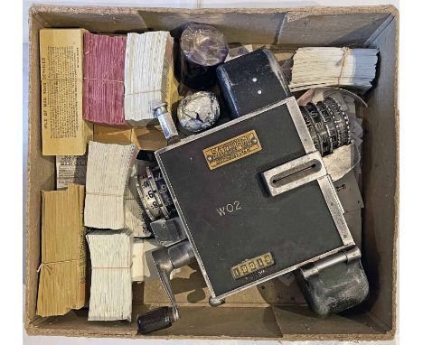 Setright 'Insert' TICKET MACHINE, serial no 35186, machine no W02. This was originally issued to Aldershot &amp; District in 