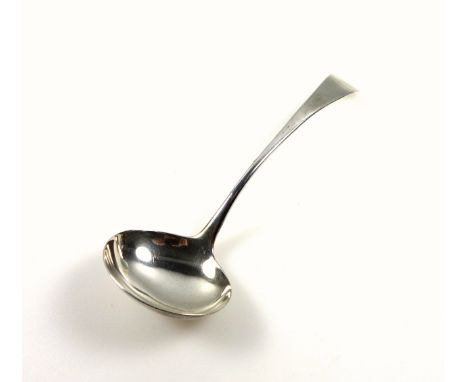 George III silver Old English Pattern sauce ladle, by R C, London, 1800, 40grs 