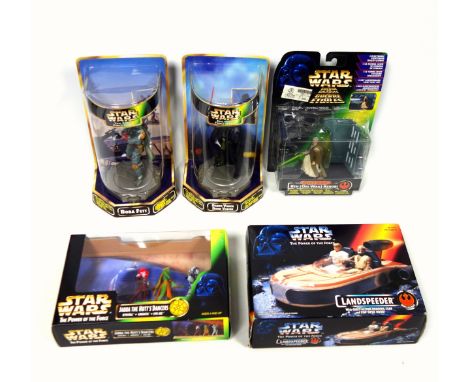Star Wars Kenner 32 sealed figures, including 'Collector Series' Han Solo, Obi-Wan Kenobi, Darth Vader, Luke Skywalker, 'Prin