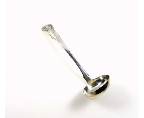 William IV Scottish silver Queen's Pattern toddy ladle, by J M, Edinburgh, 1831, 31grs