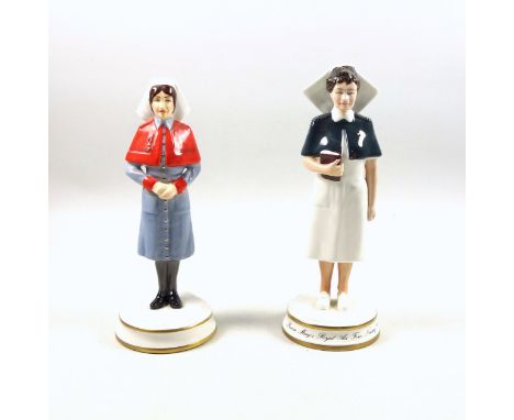 Michael Sutty Porcelain figure of a Nurse, limited edition 94/250, Princess Mary's Royal Air Force Nursing Service, H.20cm, a