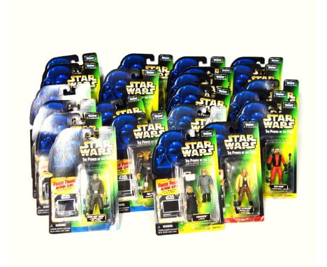Star Wars Kenner 22 sealed figures, 'The Power Of The Force' collection with 'Freeze Frame Action Slides' to include Bespin H
