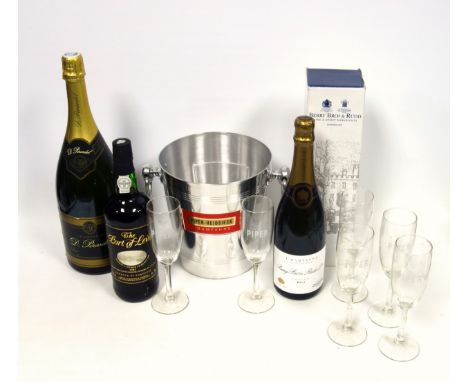 Magnum bottle of D. Perardel Brut Reserve Champagne, Berry Bros &amp; Rudd Grand Cru Brut, produced by Mailly, 75cl, boxed; "