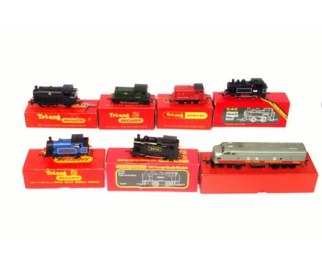 Tri-ang Hornby HO/OO Gauge R.151 0-6-0 Saddle Tank Clockwork Locomotive, R.255 0-4-0 Industrial "Nellie" Blue Livery, R.755 0