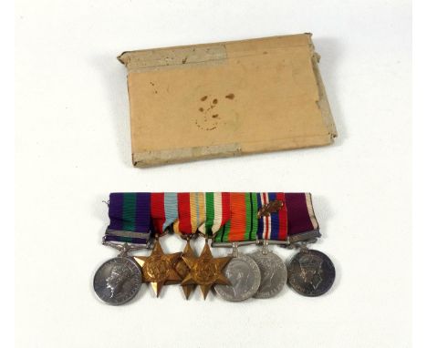 Group of 7 Second World War medals awarded to 7580134 W. O. CL.1 R Dow R. A. O.C., comprising the G S M with Palestine clasp,