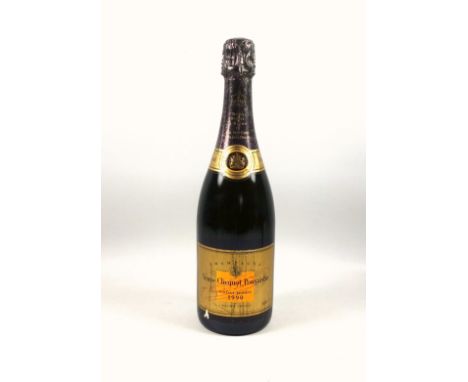 Bottle of 1990 Veuve Clicquot Vintage Reserve Champagne, 12%, 750ml