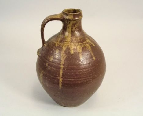 TREVOR CORSER. A Trevor Corser flagon. Height 30cm. Leach Pottery &amp; personal marks.