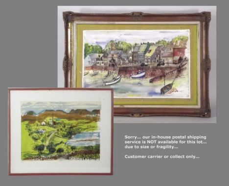 KEN HILDREW ETC. 'Clifden Co. Galway.' Limited Edition coloured lithograph, signed, titled &amp; numbered 13/75, 35 x 46cm &a