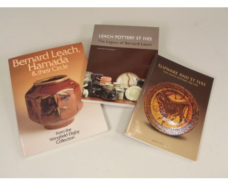 STUDIO CERAMICS BOOKS. Three books on Bernard Leach &amp; the Leach Pottery.