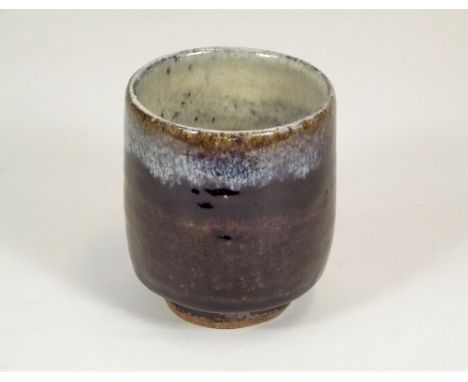WILLIAM MARSHALL. A William Marshall, Leach Pottery yunomi. Impressed personal &amp; Leach Pottery marks. Height 9.5cm.