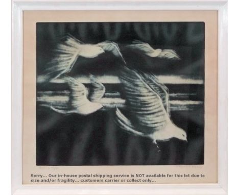 FRANCIS KELLY. 'Gulls.' Limited Edition lithograph. Signed, titled &amp; numbered 47/50. 45 x 54cm.
