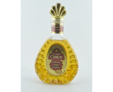 THE ORIGINAL CANTON DELICATE GINGER LIQUEUR 20% vol., 1 x 50cl decanter style bottle 