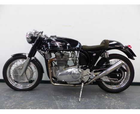 1959 "TRITON"- NORTON FEATHERBED FRAME FITTED WITH 1972 TRIUMPH TRIDENT T150 750CC ENGINE.- REGISTRATION NUMBER 217 YUR- AN E