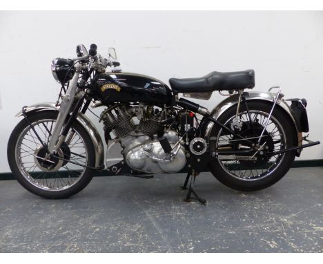 1950 VINCENT RAPIDE SERIES C 998CC REGISTRATION NUMBER JAX 272- ENGINE NUMBER F10AB/1/2907 UPPER FRAME NUMBER RC4807 - RESTOR