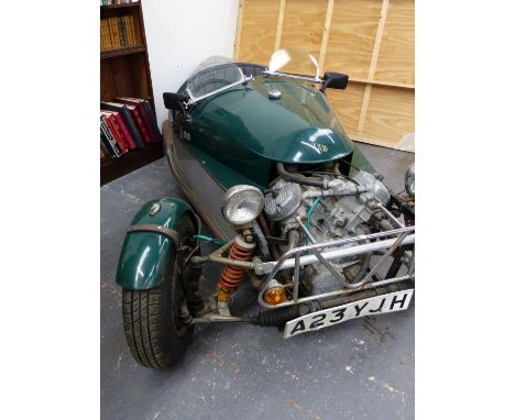 JZR /HONDA THREE WHEELER MORGAN DESIGN KIT CAR.-REGISTRATION NUMBER A23 YJH-  FITTED WITH HONDA CX 500 TWIN ENGINE- ALTHOUGH 