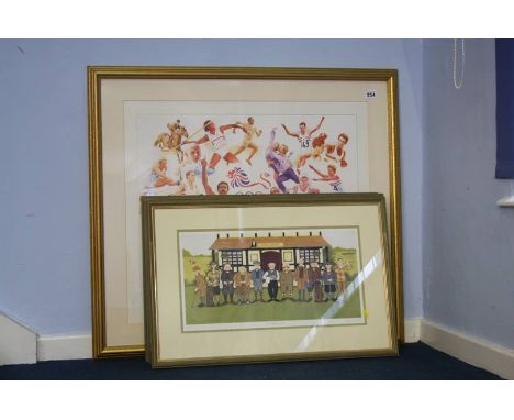 Signed sporting print and limited edition signed prints