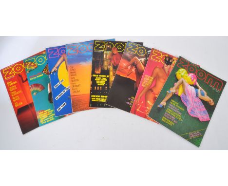 Vintage Photography Interest - A collection of eight vintage 1970's photography Zoom magazines to include June/July 1978, Aug