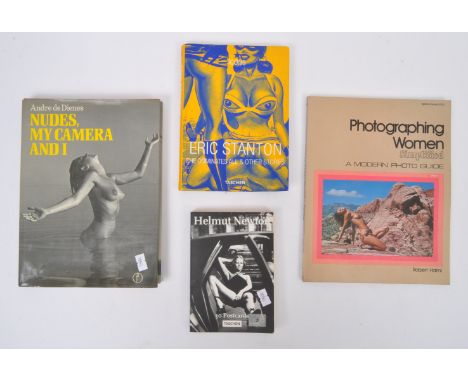 A collection of vintage 20th Century circa 1970s Erotic nude story books / photograph postcards. Including; Helmut Newton - 3