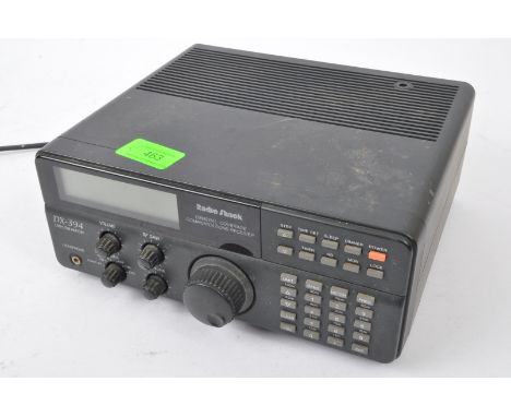 A retro vintage 20th century Radio Shack DX-394 radio communications receiver.