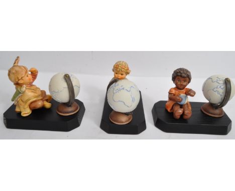 Hummel Goebel - A collection of NOS New Old Stock boxed German Hummel Goebel Wonderer figurines to include Australian Wandere