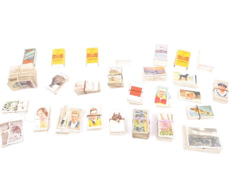 A collection of early 20th Century vintage cigarette cards. To include, John Player &amp; Sons, Wills, Sweet cadet, Film star