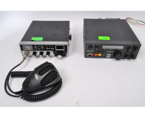 Two retro vintage 20th century transceiver radios. The lot to include a President 'Lincoln' CB radio (no mic), together with 