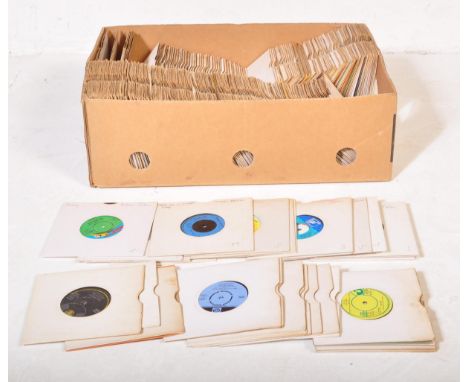 A large collection of 45 RPM vinyl singles. Comprising of; Tramps, Electric Light Orchestra, Billy Ocean, Status Quo, Slade, 