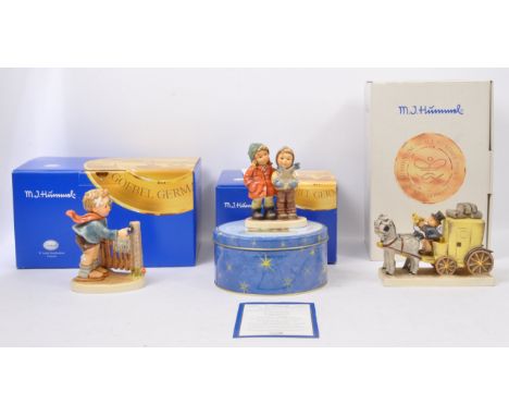 Hummel Goebel - A collection of NOS New Old Stock boxed German Hummel Goebel figurines to include The Mail is Here, A Star Fo