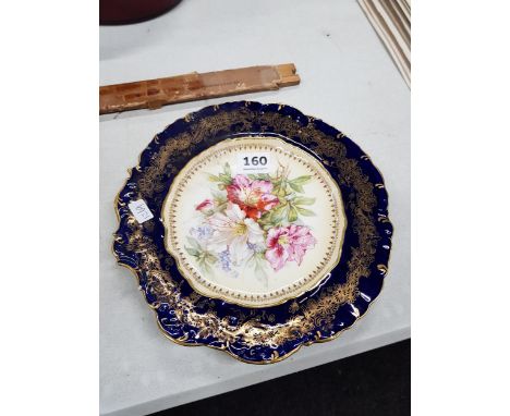 ANTIQUE HAND PAINTED HAMMERSLEY PLATE 