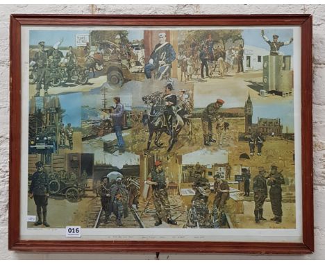SIGNED LTD EDITION MILITARY POLICE PRINT DATED 1977 