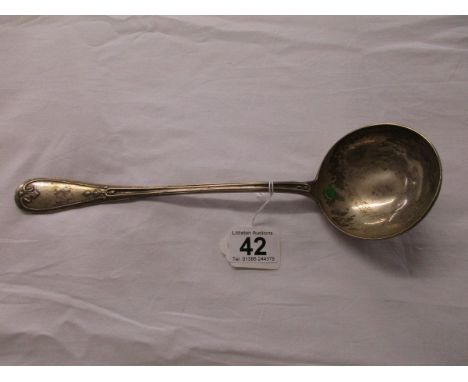 Silver ladle with French hallmark